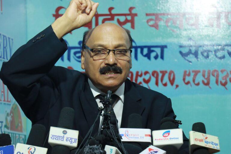 ओली र उनको क्याविनेटका मन्त्रीलाई गिरफ्तार गरिनुपर्छः वरिष्ठ अधिवक्ता त्रिपाठी