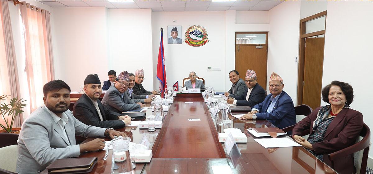 प्रधानमन्त्रीसहित १० मन्त्रीले बुझाए आ-आफ्नो सम्पत्ति विवरण